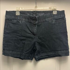The Limited Black Jean Shorts with Tailored Fit
